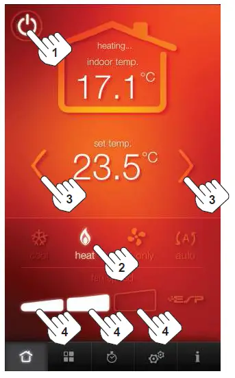 ActronAir ACM-2 Air Conditioner Remote Controller fig 12
