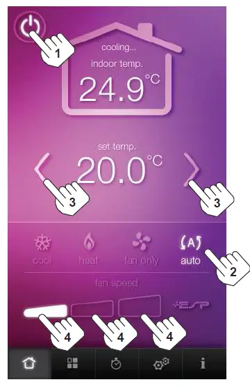 ActronAir ACM-2 Air Conditioner Remote Controller fig 16