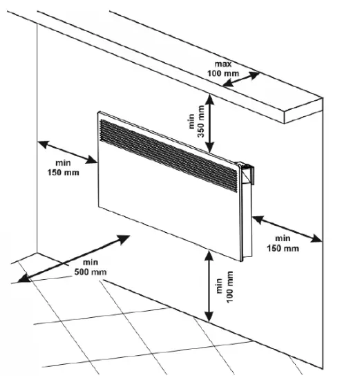 TESY CN05 EIS W Electric Convector fig 2