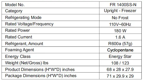 ConServ FR 1400SS-N 14-cu ft Frost-free Convertible Upright Freezer 6