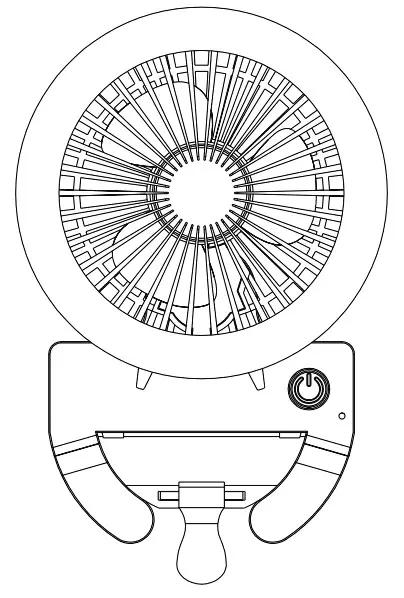 Kmart HEG8LEDRL LED Ring Light with Fan - Cover