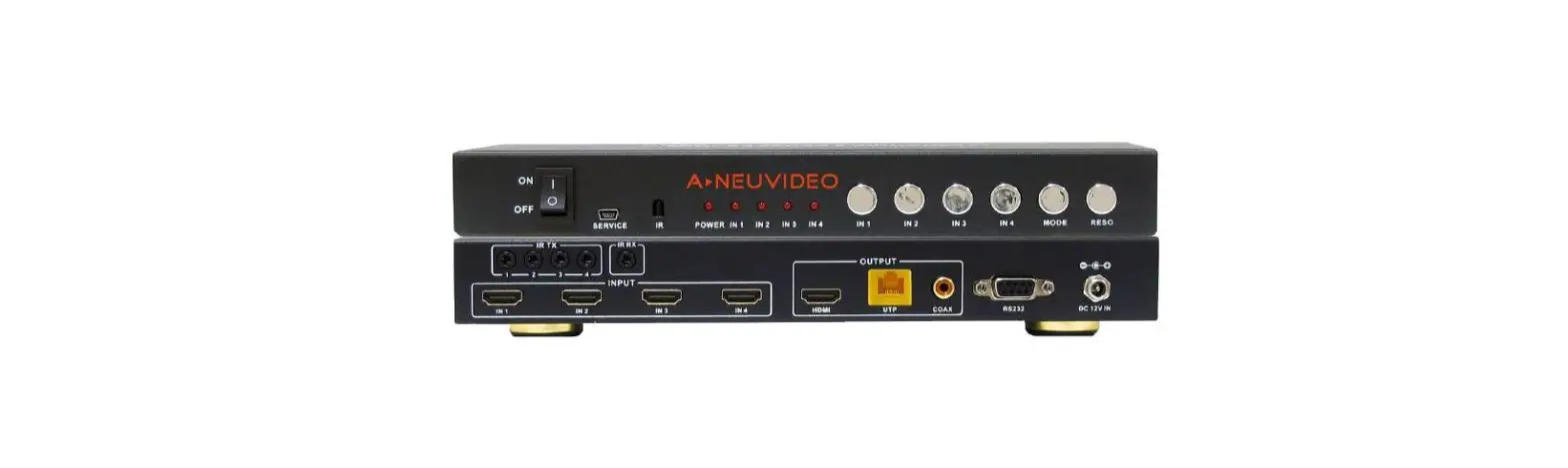 A-neuvideo Ani-quad-mini Hdmi 4x1 Quad Multi-viewer Seamless Switcher Instruction Manual A-neuvideo Ani-quad-mini Hdmi 4x1 Quad Multi-viewer Seamless Switcher Instruction Manual