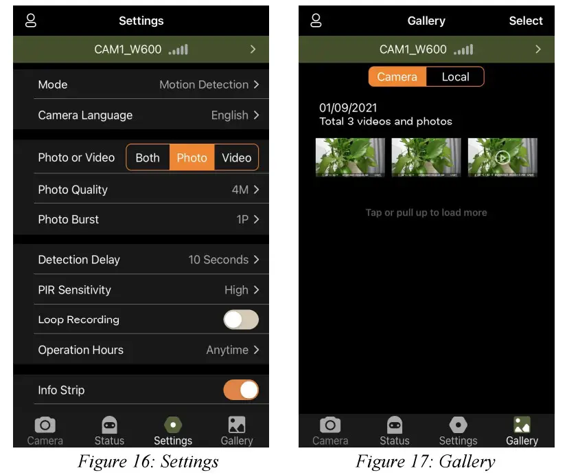 Shenzhen Zhuopu Digital Technology W600 Trail Camera with Bluetooth and WiFi - fig 14