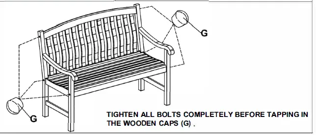 CAMBRIDGE-CASUAL-IT-140330-Natural-teak-Garden-Bench-fig 3