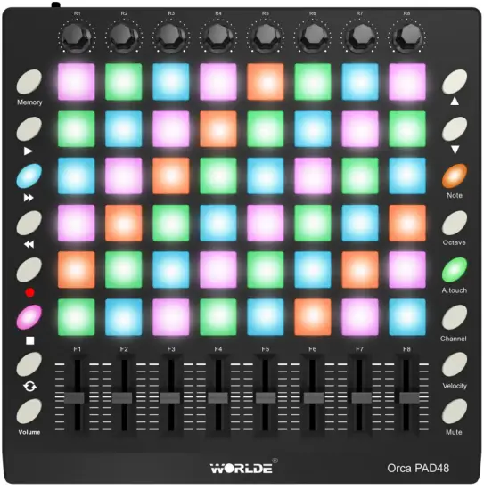 WORLDE ORCA PAD48 MIDI Controller