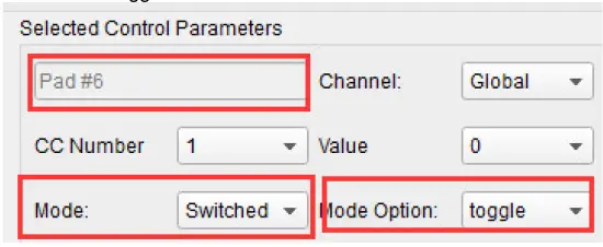 WORLDE ORCA PAD48 MIDI Controller - values
