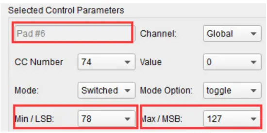 WORLDE ORCA PAD48 MIDI Controller - values3
