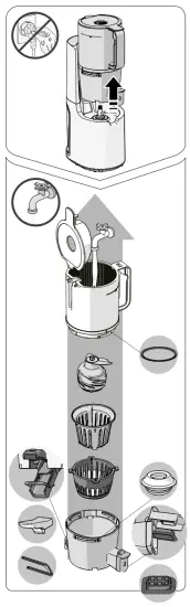 Hurom X-H200 Slow Juicer - Clean