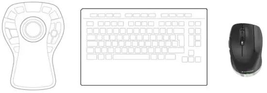 3Dconnexion CadMouse Compact Wireless - Desktop Setup