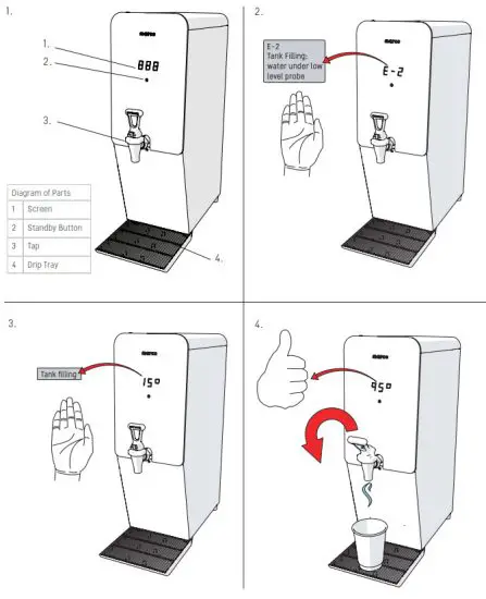 marco 8 1000763 MT Boiler Automatic Water Boiler - Operating Boiler