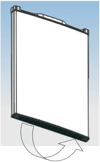 TESLA RS1100M1 Single Door Mini Refrigerator - Refrigerator door install 4