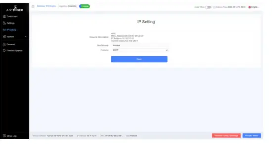BITMAIN AntMiner S19 Hydro Server - app8