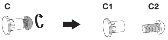 VonHaus 3000154 Electric Sit Stand Rising Workstation - COMPONENTS4