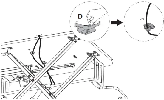VonHaus 3000154 Electric Sit Stand Rising Workstation - COMPONENTS8