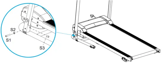 SereneLife SLFTRD213 Folding Treadmill Electric Motorized Running Machine - fig2