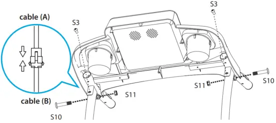 SereneLife SLFTRD213 Folding Treadmill Electric Motorized Running Machine - fig3