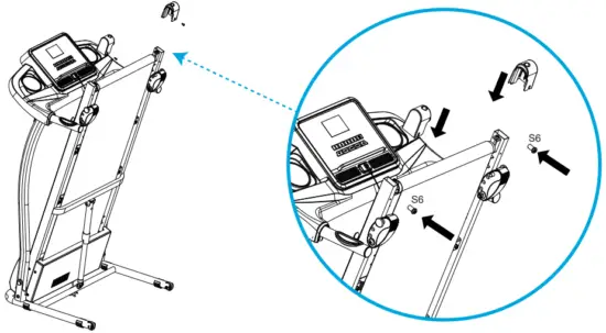 SereneLife SLFTRD213 Folding Treadmill Electric Motorized Running Machine - fig4