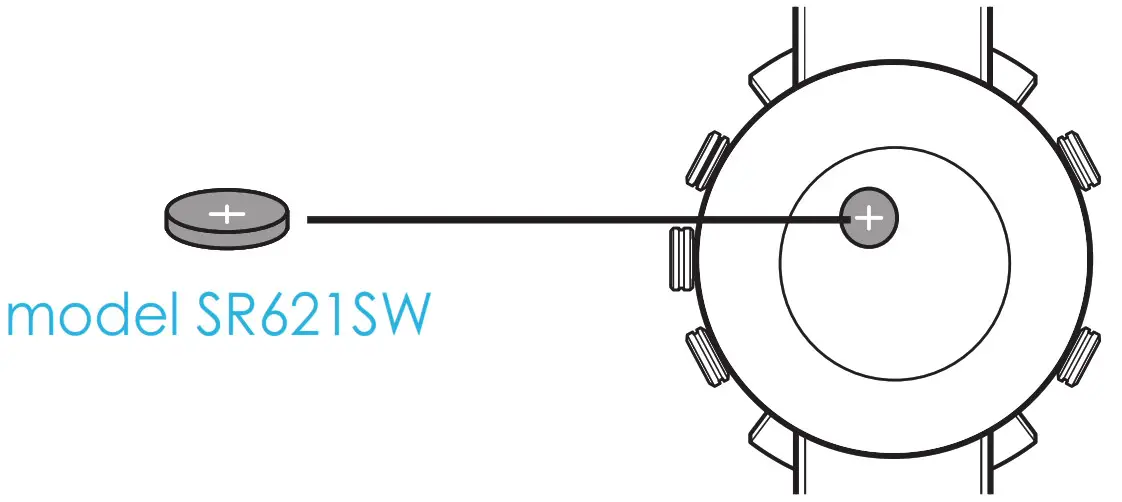 COGITO Wrist Watch-Replacing the watch movement battery