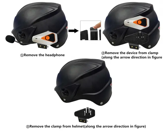 Quick removal of the bluetooth device