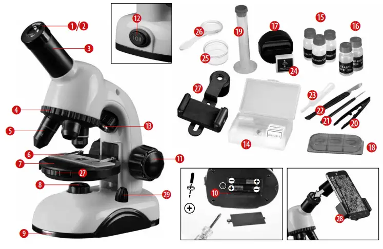 BRESSER 40X-800X Microscope-fig6