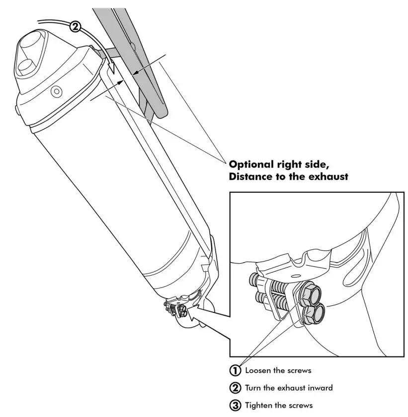 TOURATECH Stainless ZEGA EVO Luggage System for Honda CRF1100L User Manual - Mounting Instructions