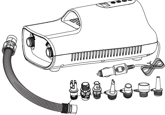 FLEXTAILGEAR HT-767 SUP Electric Air Pump-fig1