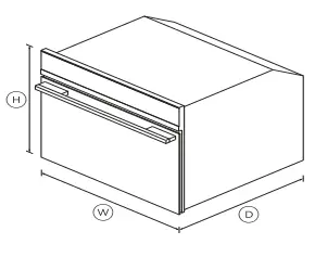 FISHER PAYKEL OM60NDB1 Combination Microwave Oven 1