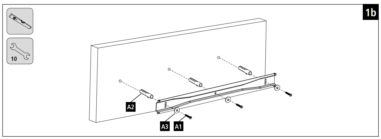 hama 00118080 TV Wall Bracket - Figure 2