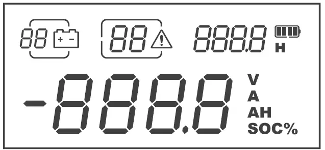 RENOGY RMS-LFPS-US Monitoring Screen for Smart Lithium Battery Series 15