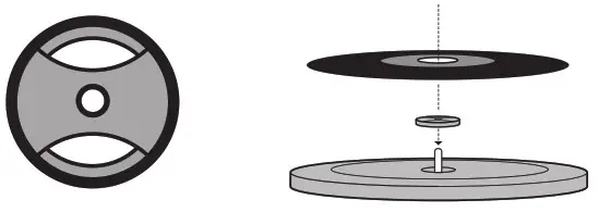 JAM HX TT600A Vinyl Bluetooth Turntable - USING THE 45 RPM ADAPTOR