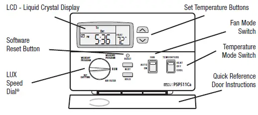 LuxPRO PSP511LC Thermostat Separate Program (1)