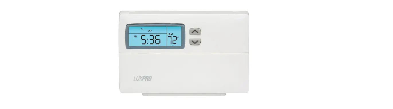 Luxpro Psp511lc Thermostat Separate Program User Manual