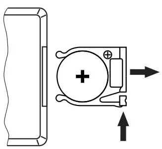 FIG 6 Inserting the battery into the remote control.JPG