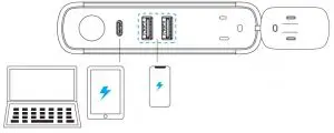 FIG 2 Charging Your USB Devices