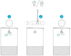 FIG 3 Charging Your Smart Watches or Bluetooth Earphones