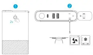 FIG 4 Charging Your Devices via the AC Port