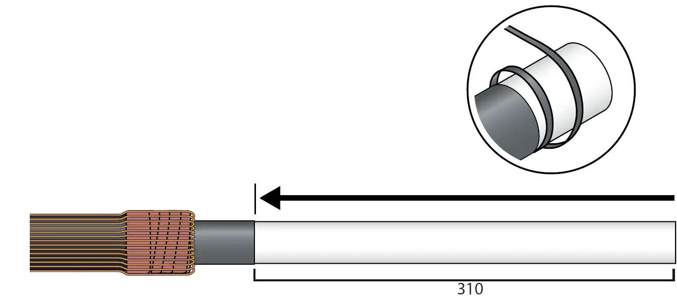 ENSTO HOT1.2404L Heat Shrink Outdoor Term 18