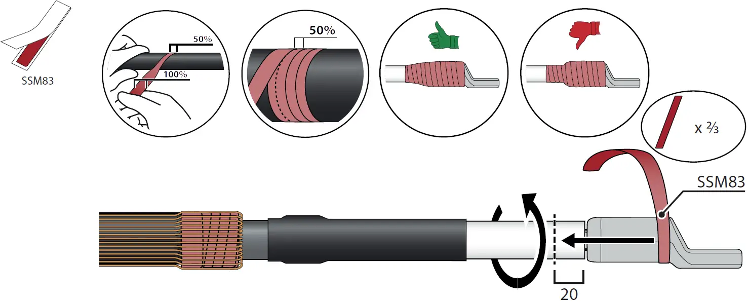 ENSTO HOT1.2404L Heat Shrink Outdoor Term 33
