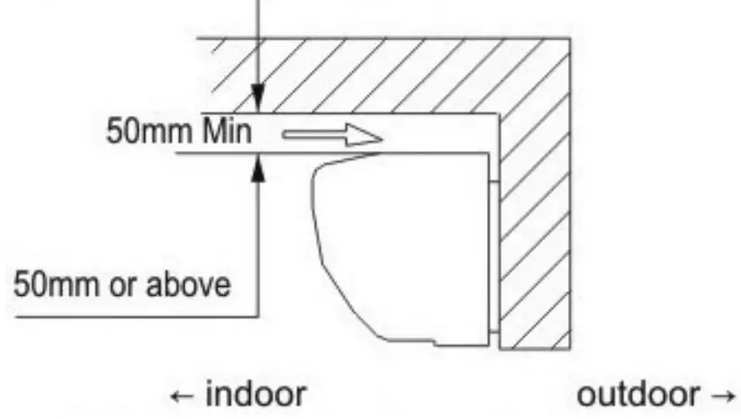 fantech AC1209 Air Curtain with Wall Switch Fan in 900mm - Fig 1