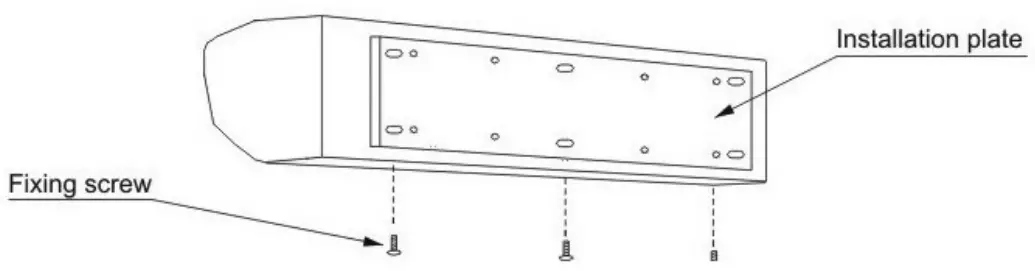 fantech AC1209 Air Curtain with Wall Switch Fan in 900mm - Fig 2