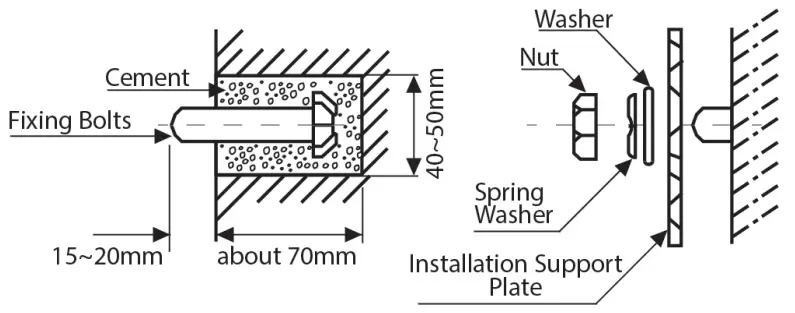 fantech AC1209 Air Curtain with Wall Switch Fan in 900mm - Fig 3