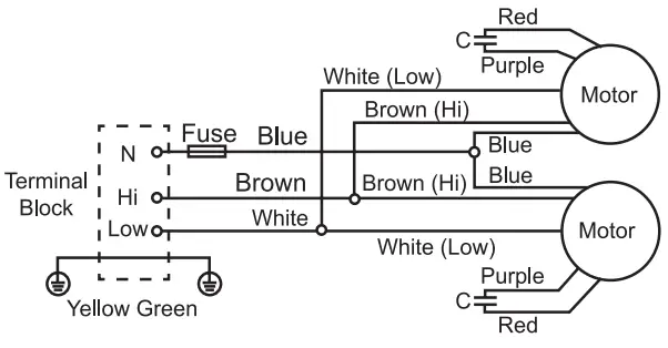 fantech AC1209 Air Curtain with Wall Switch Fan in 900mm - Fig 8