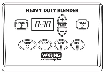 WARING COMMERCIAL CB15 Series Ultra Heavy Duty 3.75 HP Blender - fig 9