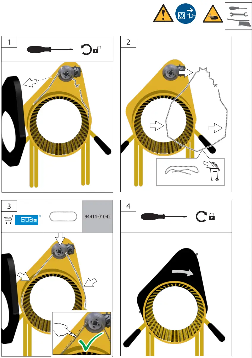Gude GRS 375 Roller Sieve fig 2