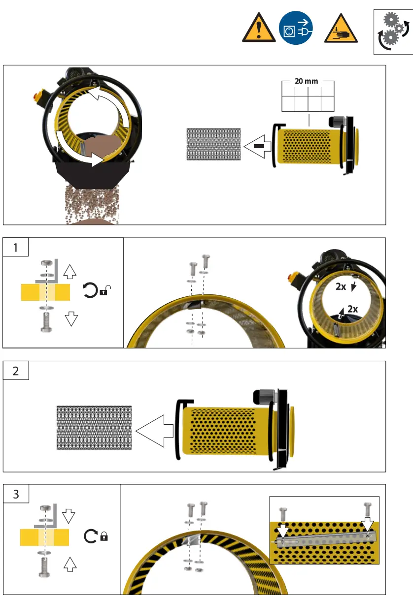 Gude GRS 375 Roller Sieve fig 6