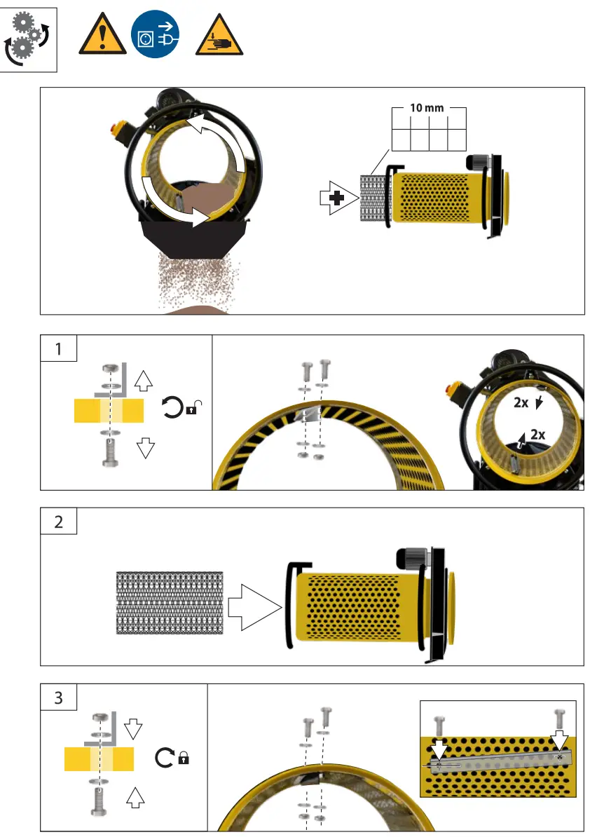 Gude GRS 375 Roller Sieve fig 7