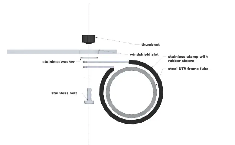 FALCON-RIDGE-KAW-TERYX-WD03-Kawasaki-Teryx-Folding-Lexan-Windshield-fig-2