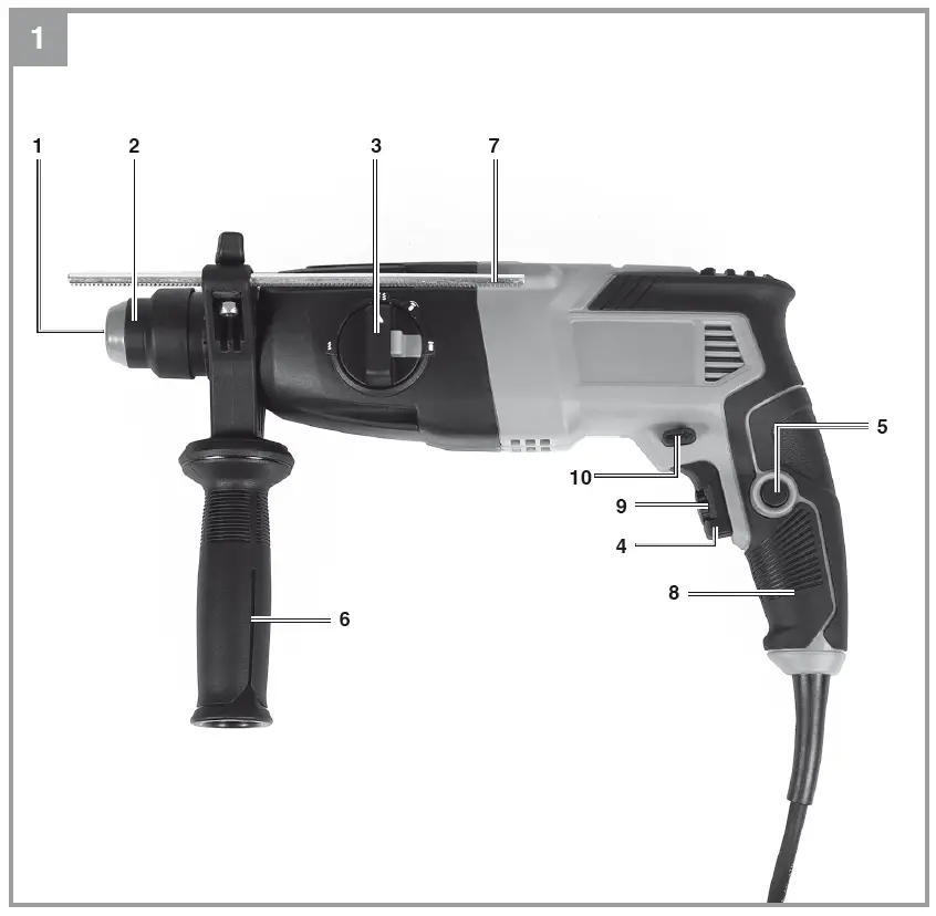 Einhell TC-RH 620 4F Hammer Drill FIG 1