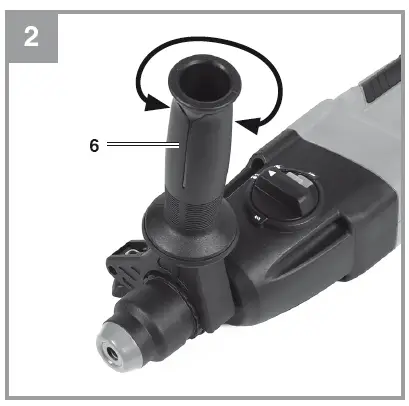 Einhell TC-RH 620 4F Hammer Drill FIG 2