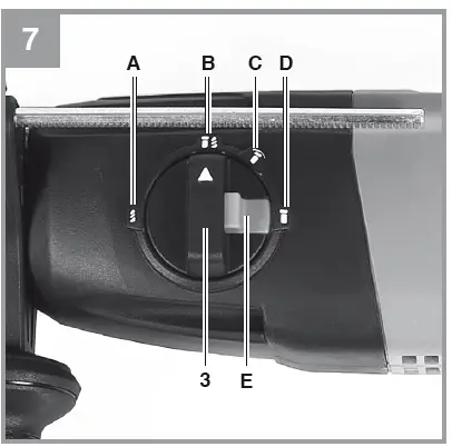 Einhell TC-RH 620 4F Hammer Drill FIG 7